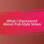What I Discovered About Pub-Style Stews